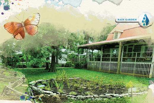 rain garden sign